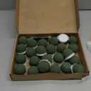 Tessco 24 Pcs Mini Floral Foam Holder Round Floral Foam with Green Arrangement Wire Arrangement Supplies for Table Wedding Bottle Decor