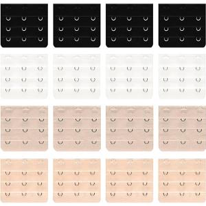 2 x PANDABASIC 16 Pieces Bra Extender Women's Soft and Comfortable Bra Extension
