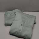 PRETTYGARDEN Women Fall 2 Piece Outfits Sweatsuits Quarter Button Long Sleeve Sweatshirt Wide Leg Pants Tracksuit Lounge Sets (Small, Bean Green)