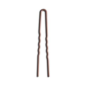 Day Rate Beauty Petite Power Pin (5.5-Inch) U-Shaped French Hair Pin for Buns & Updos Nylon-Coated, Anti-Snag, Hair-Safe Made in USA (Fawn)