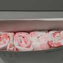 GLLQUEN BABY Muslin Swaddle Blankets 4-Pack Breathable Receiving Blankets (35" x 40") Soft Baby Blankets for Girls and Boys Newborn Essentials Muslin Burp Cloths Swaddle Wrap Baby Gift (Flower)