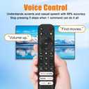 Voice Remote Replacement for TCL Google TV,RC813 Remote Control Only Compatible with TCL QM8/QM7/Q7/Q6/Q5 Series Android Smart TVs