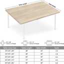 Rectangle Table Cover with Elastic Edge Design Waterproof Stain-Resistant Wipeable Fitted Table Cloth Fits 6 Foot Tables for Picnic, Camping, Outdoor, 60" x 30"
