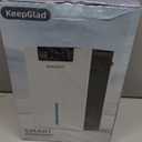 Dehumidifier, Humidity Display Dehumidifier for Basement Bathroom Bedroom, Pewter