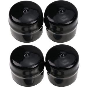 DVPARTS 4PCS 532104757 Rubber Wheel Axle Hub Caps for Husqvarna, Weed Eater, Poulan, Sears, Crafstman, Ryobi and Roper Lawn Mower, Lawn Tractor and Snow Blower 532175039, 104757X, 104757X428