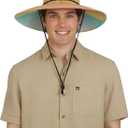 Quiksilver Men's Wide Brim Outdoor Lifeguard Straw Sun Hat
