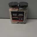 Soeos Himalayan Pink Salt and Rainbow Peppercorn Grinder Refills, 18oz Salt & 8oz Peppercorns, Kosher Seasoning Set for Cooking (13 Ounce (Pack of 2))