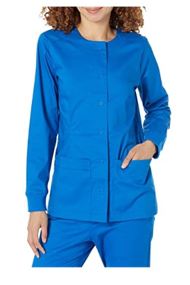 Amazon Essentials Women's Scrub Snap Jacket 3pcs XS