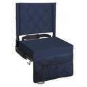 Sheenive Stadium Seats for Bleachers with Back Support, Bleacher Seats with Backs and Cushion Wide, Padded Portable Folding Comfort Stadium Chair with Shoulder Strap, Perfect for Sports Events