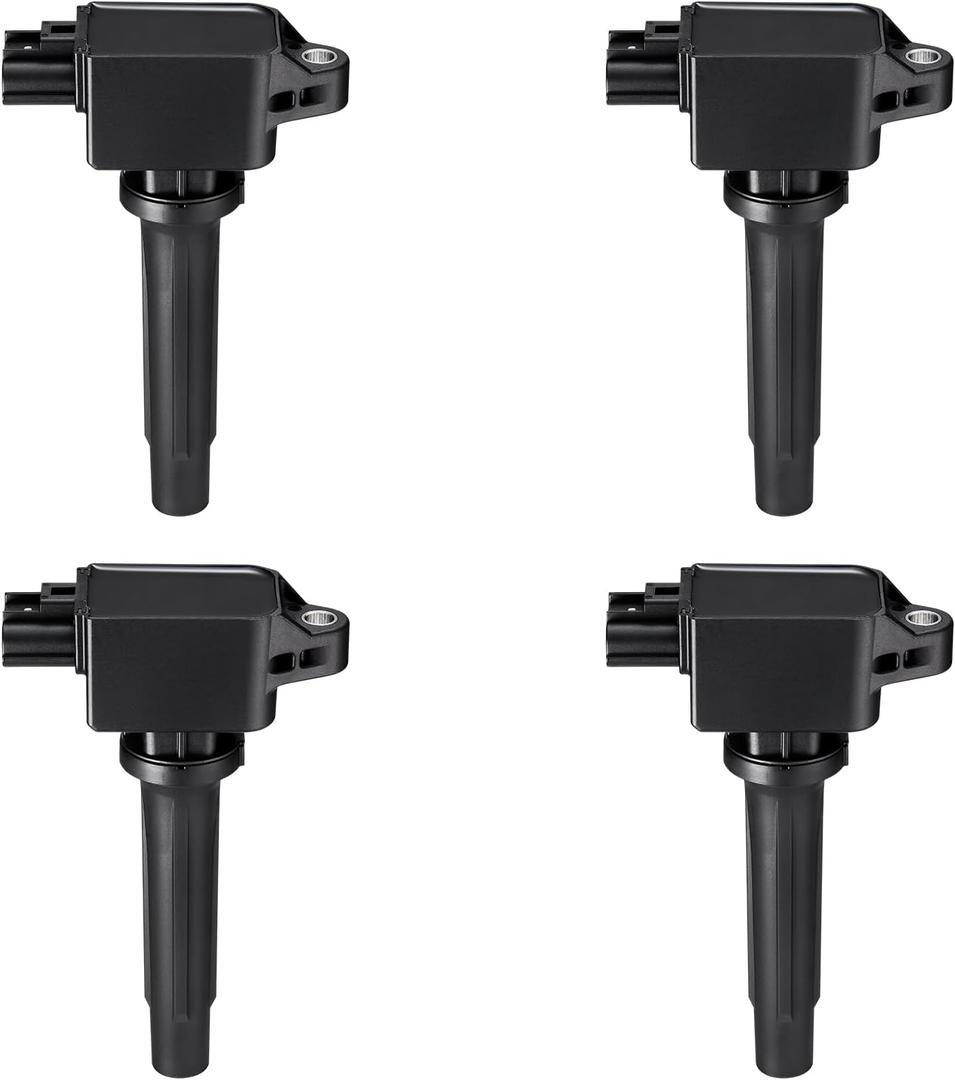 BDFHYK Ignition Coils Pack Compatible with Mazda 3 Sport 6 CX-3 CX-5 MX-5 Miata l4 2.0L 2.2L 2.5L Coil for UF656 UF805 UF656T C857 5C1894 1788527 COP574 48895 SKUF656T GN10625 PE0118100 Set of 4