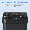 Anborry Bathroom Touchless Trash Can 2.2 Gallon Smart Automatic Motion Sensor Rubbish Can with Lid Electric Narrow Small Garbage Bin for Kitchen, Office, Living Room, Toilet, Bedroom, RV