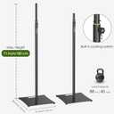 Vondynote Speaker and Lighting Stand Kit Max 71" with Portable Carry Bags