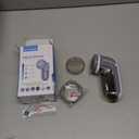 BEAUTURAL Fabric Shaver and Lint Remover, Sweater Defuzzer with 2-Speeds, 2 Replaceable Stainless Steel Blades, Battery Operated, Remove Clothes Fuzz, Lint Balls, Pills, Bobbles Gray