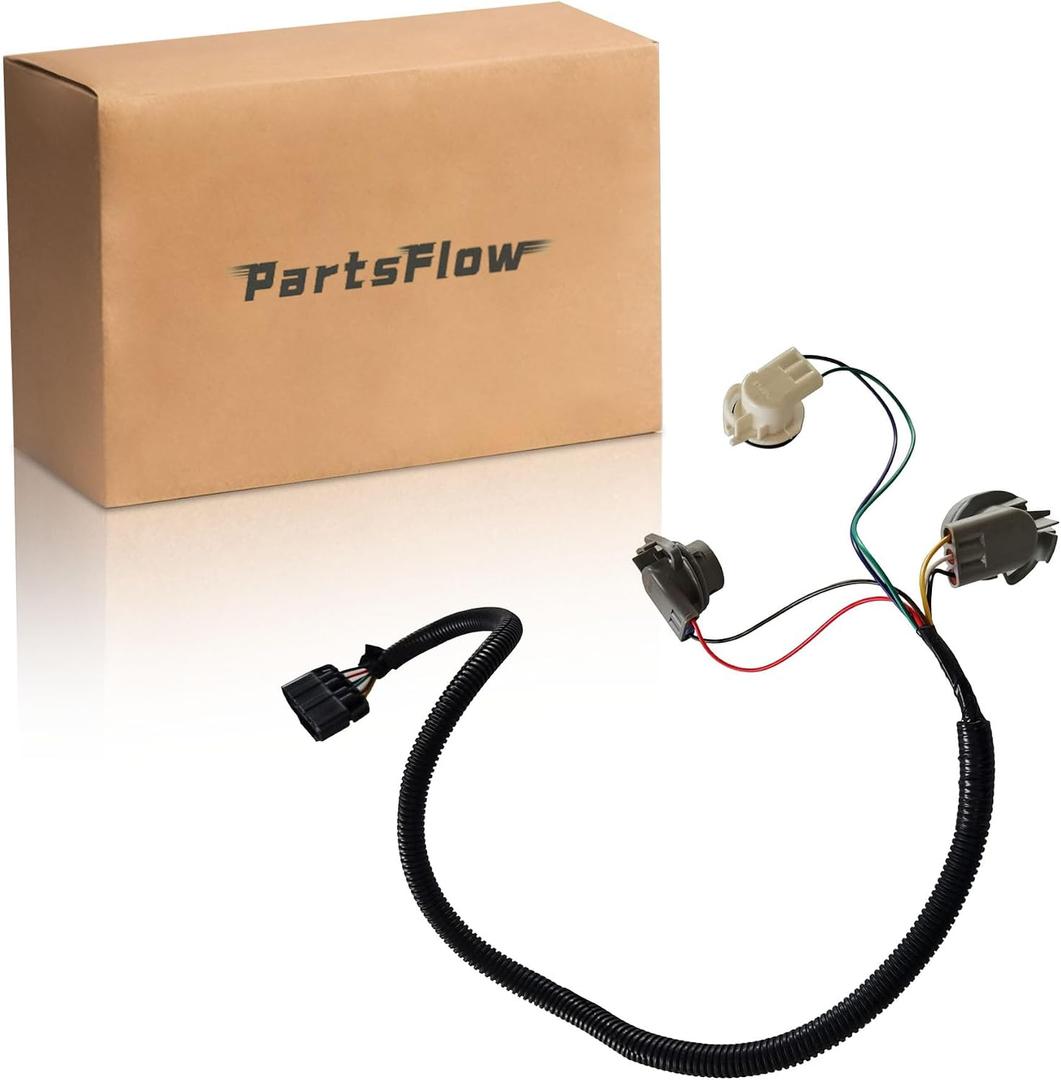 PartsFlow Tail Light Socket Wiring Harness Rear Right For 2005 2006 Chevrolet Silverado Suburban GMC Sierra Yukon Cadillac Escalade OE 16532724