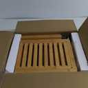 AmazerBath Bamboo Over The Toilet Storage Shelf, 2-Tier Over Toilet Organizer Rack, Freestanding Above Toilet Shelf for Bathroom, Laundry, Space Saver, Natural Color