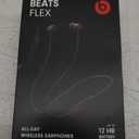 Beats Flex Wireless Earbuds - Apple W1 Headphone Chip, Magnetic Earphones, Class 1 Bluetooth, 12 Hours of Listening Time, Built-in Microphone - Black