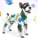 XPUDAC 4 Pieces Dog Pajamas Soft Puppy Pjs Stretchable Boy Doggie Clothes for Small Medium Dogs Cat Pet Outfits, 154-XS