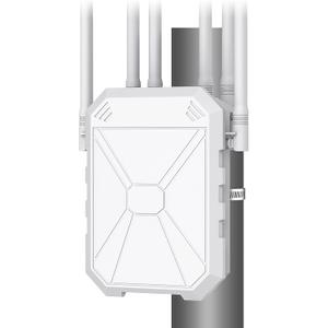 AX1800 Outdoor WiFi Extender, IP67 Weatherproof Outdoor Wireless Access Point, Supports Extender/AP/Repeater, Dual Band High Power Long Range Outdoor WiFi Extenders Booster for Farm Backyards Garages