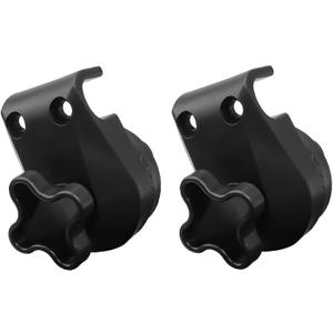 2 Pcs Garden Swing Plastic Fittings - Porch Patio Swing Frame Parts to Attach Canopy Frame to Swing Frame. Suitable for Outdoor Patio Swings Canopy Replacement, Compatible with Diameters 20-23mm.