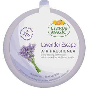 Citrus Magic Odor Absorbing Solid Air Freshener, Lavender Escape, 8-Ounce, Pack of 6