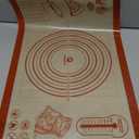 Silicone Baking Pastry Dough Mat - 26x16Inch Extra Large Cookie Bread Rolling Mats Sheet, Nonstick Kitchen Counter Kneading Board, Thick Reusable Pie Cookies Pizza Fondant Making Matt with Measurement