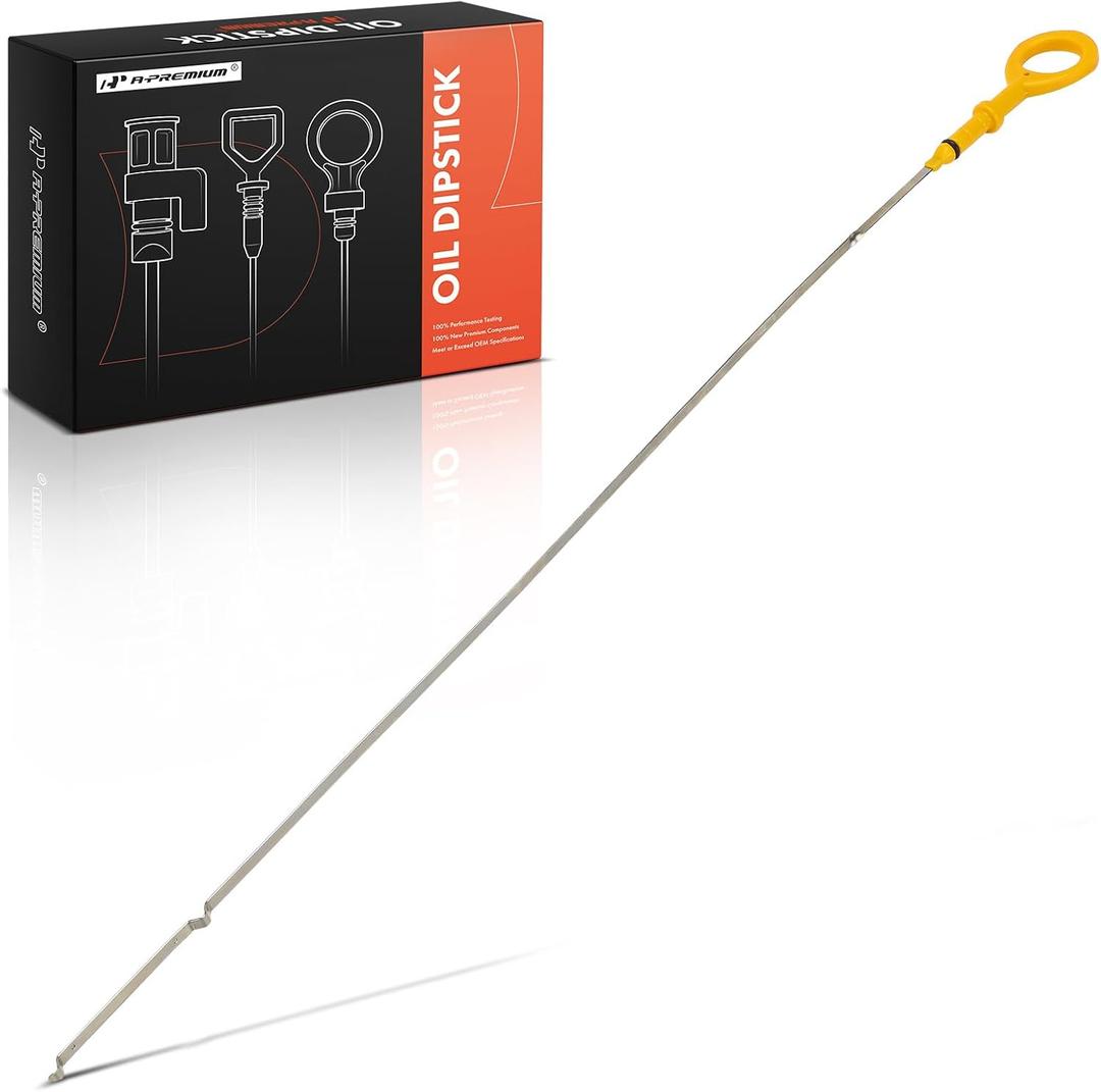 A-Premium L4 1.5L Engine Oil Dipstick Compatible with Toyota Yaris 2007-2018, Echo 2000-2005 & Scion xB 2004-2006, xA 2004-2006, Engine Oil Measuring Rod Dip Stick