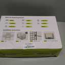 Upgrade Larger, Fit 13/30/33+ Gallon Trashbag Perfectly - 1 SET Stackable Trash Bag Holder with Tags & Bamboo Top, Garbage Bag Dispenser Stand, Kitchen Pantry Under Sink Laundry Room Organizer Basket