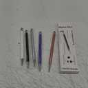 Stylus (5 Pcs), 2-in-1 Stylus Pen for Touch Screen, High Precision and Sensitivity, Suitable for iPhone/ipad/Android Tablets, Compatible with All Touch Screens (Black/White/Blue/Rose Gold/Silver)