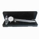 findmall 6" Dial Caliper 0.001 Stainless Steel Caliper Measuring Tool 4-Way Measurement with Plastic Case