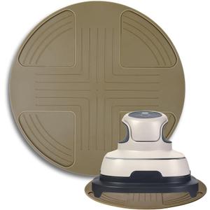 Mity rain Silicone Trivets Mat for Ninja Crispi, Hot Resistant Pot Holders for Air Fryer & Hot Dishes, Portable Silicone Mats for Kitchen Counter, Kitchen Accessories for Countertop (Avocado)