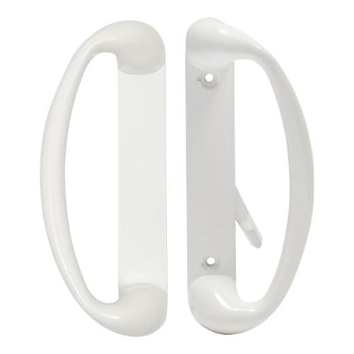 Built Industrial Sliding Glass Door Handle & Lock - Mortise Style White Diecast, Fits 3-15/16 in Hole Spacing - Replacement Patio Handle Set & Sliding Door Lock Built Industrial Sliding Glass Door Handle & Lock - Mortise Style White Diecast, Fits 3-15/16 in Hole Spacing - Replacement Patio Handle Set & Sliding Door Lock