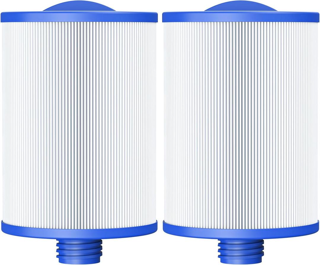 6CH-940 Spa Filter Cartridge Replacement for Unicel, Pleatco PWW50P3, Filbur FC-0359, Aber 03FIL1400, Waterway 817-0050 Front Access Skimmer, Viking Pool Hot Tub Filter Screw SAE Thread Filter 2 Pack