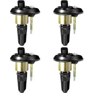 MAS Ignition Coils UF303 Compatible with 2004-2006 GMC Canyon Chevy Colorado 2006 Isuzu i-280 2.8L L4 Replacement for IC414 UF303 C1395(Set of 4)