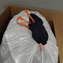 CLOTHKNOW Dark Blue King Size Comforter Set Navy Blue Bedding Sets Women Men Comforter Blue Comforters with 2 x Pillow Cases