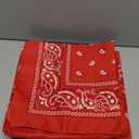 Large Paisley Bandana, 21x21 Inches, Pack Of 18