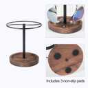 BDBDYEAY Sunglasses Organizer Wood Glasses Holder Stand, Metal Sunglass Storage Display Rack for 12Pairs Eyeglasses, Eyewear Organizer for Dresser Table Desk Countertop Bedroom