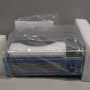 Vinyl Record Player with 2 Stereo Speakers Belt-Driven Vintage Turntables 3 Speed 3 Size Wireless Bluetooth Playback AUX-in RCA Out Headphone LP Vinyl Players Auto Stop Frosted Blue