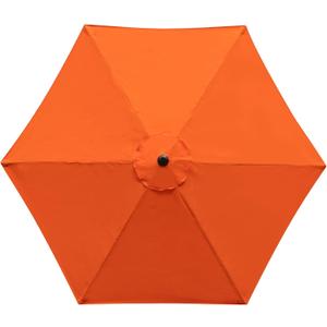 9 Feet Patio Umbrella Replacement Canopy for 6 Ribs, Market Umbrella Top, Yard Table Umbrella Top Cover,Universal Strong and Thick Umbrella Canopy,Canopy Only