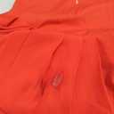 YMDUCH Women's Summer Sleeveless Square Neck A-line Ruffle Hem Mini Tank Dress with Pockets (Medium, Red)