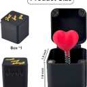 2 x The Box Red Love HeartSurprise Gift Valentines Day Surprise BoxFunny GiftsGag Gifts Funny AdultWhite Elephant Gifts for AdultsValentine's Day Gifts for Men and Women