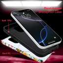 Bonoma Case for iPhone 16 Pro Max, Flower Cluster Phone Case for Girls Women Compatible with Magsafe, Hybrid Scratch Resistant Shockproof Protection Cover for iPhone 16 Pro Max