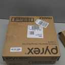 Pyrex Sculpted (3-Pack) Glass Mixing Bowls Set With Plastic Lids For Prepping, Baking and Cooking, Preheated Oven, Dishwasher, Freezer, and Microwave Safe