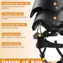 Kids Bike Helmet Set, Adjustable Helmet for Ages 2-3-5-8-14 Year Boys Girls, Toddler Pad Set with Knee and Elbow Pads for Bike, Roller, Skating, Scooter, Longboard and More Sports, 6 Color