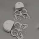 2 Pcs Butterfly Night Light for Kids Plug in Wall 8 RGB Color Changing Butterfly Night Lights with Dusk to Dawn Sensor for Girl Children Nursery Toddler Bedroom Decor Birthday Gifts