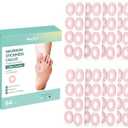 Welnove Corn Cushions for Toes - 64 Count Callus Cushions with Water-Resistant Self-Stick Adhesive, Provide Cushioning and Reduce Pain from Corns Rubbing, Protects Foot and ToesPink, 64 Count