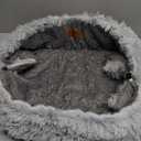 Cat Bed Self Warming, Foldable Self Heated Cat Mat Heating Pad 24 x 20 inch Extra Warm Thermal Pet Pad for Indoor Outdoor Cats, Non-Slip Bottom Washable Non Electric, Grey