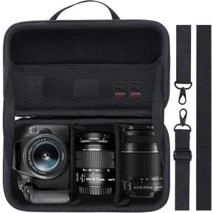 Storage Case Compatable With Canon EOS Rebel T7 / T7i / R100 / R50 / R5 / R6 Mark II / R7 / R8 / 90D / 5D Mark IV DSLR Camera