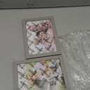 Vertical Horizontal Combo, Double 5x7 Grey Wood Foldable Picture Frame, Opening 4.5x6.5, Desktop or Wall Mounted, Portrait and Landscape View