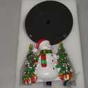 Christmas Snowman Paper Towel Holder, Cute Snowman Christmas Tree Decorations for Kitchen Bathroom & Home, Farmhouse Winter Decor, Resin Stainless Steel Paper Towel Stand, Holiday Xmas Gift Idea