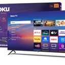 Roku Smart TV 2025 – 50-Inch Select Series, 4K HDR TV – RokuTV with Enhanced Voice Remote – Flat Screen LED Television with Wi-Fi for Streaming Live Local News, Sports, Family Entertainment